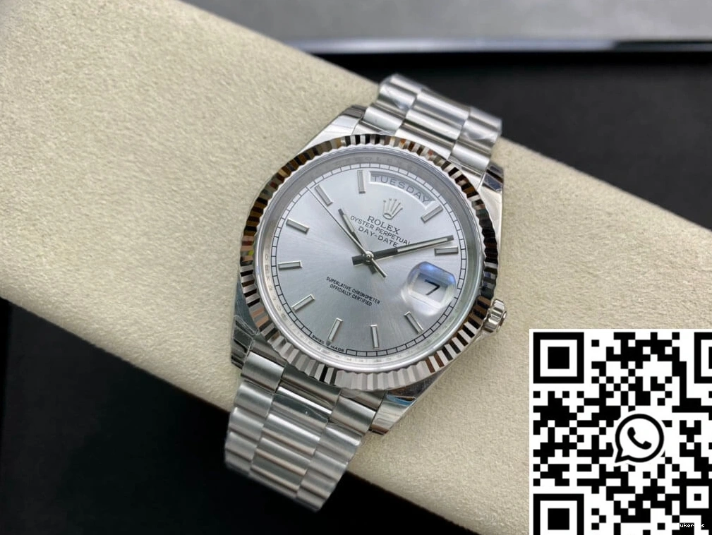 Day Factory Date Stainless Steel Rolex 40MM EW 0329